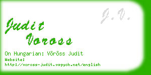 judit voross business card
